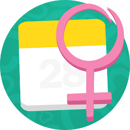 Значок приложения "Менструальный календарь"