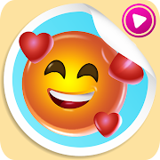 Animated Stickers For WhatsApp 💐Moving stickers🤩  Icon
