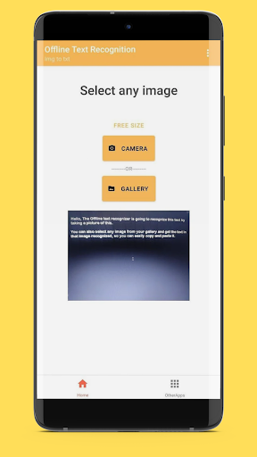 Text Recognition | Offline OCR Screen 2