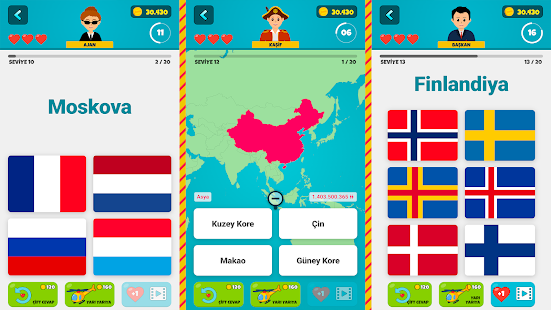 Ülke Bayrakları 2: Quiz Oyunu Screenshot