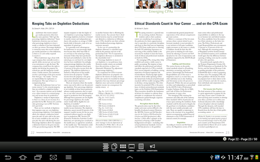 PA CPA Journal Android Edition Screenshot 3 - AppWisp.com