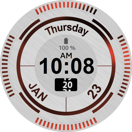 Stainless Steel Watch Face - AppWisp.com