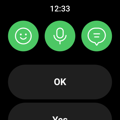 Screenshot LINE: Calls & Messages