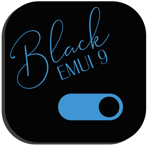 Royal Black EMUI 9.1 Theme for Huawei/Honor