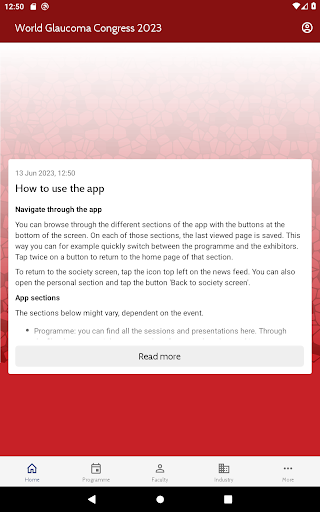 Android application WGC-2023 screenshort