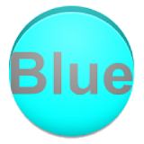 Blue calculator icon