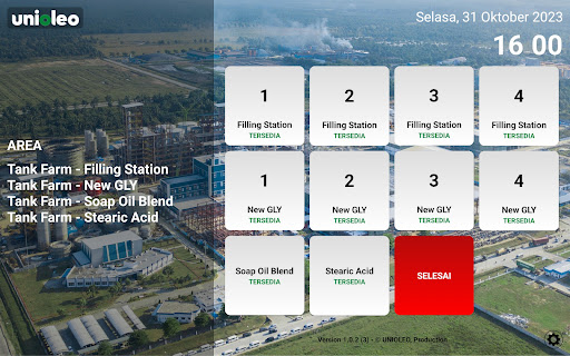 Android application UOI Tracking Area screenshort