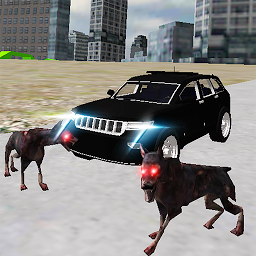 图标图片“Real 4x4 Jeep Drive City Dogs”