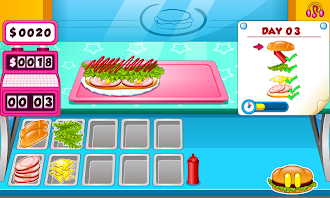 Game screenshot Go Fast Cooking Sandwiches apk download