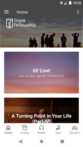 Android application Grace Fellowship MI screenshort