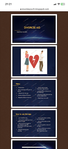 Divorcee Aid Screen 2