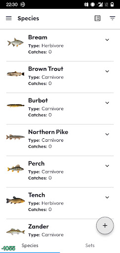Android application Nupux - Fishing Companion screenshort