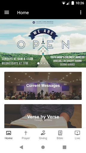 Android application Calvary Chapel of Brandon screenshort