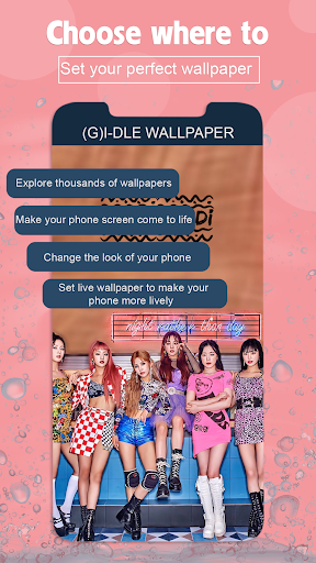 Kpop Lovers (G)I-DLE Wallpaper Screen 2