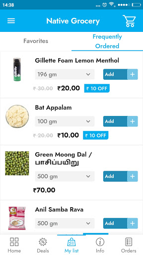 Native Grocery Screen 3