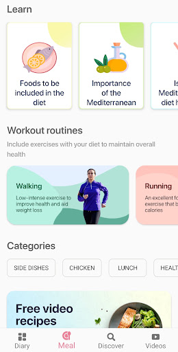 Screenshot of Mediterranean Diet Recipes