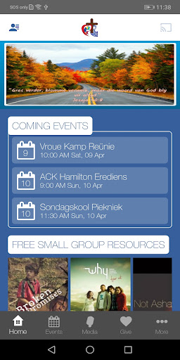 Android application ACK Waikato screenshort