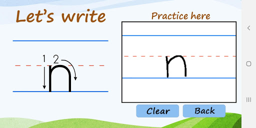 MJ Handwriting Worksheet Screen 2
