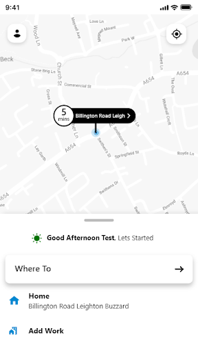 Globe Taxis Screen 2