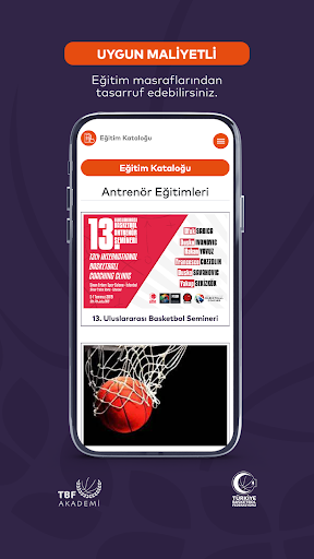 Android application TBF Akademi screenshort