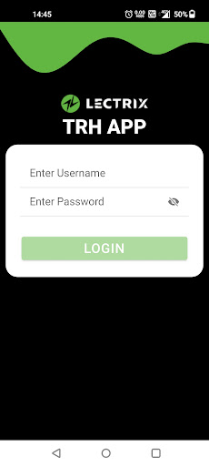 Android application Lectrix TRH screenshort