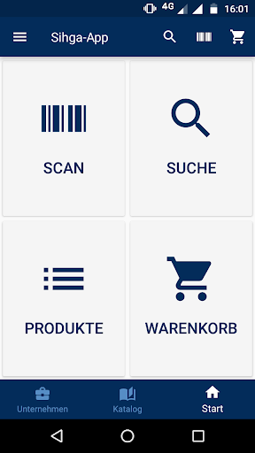 Sihga-App Screen 2