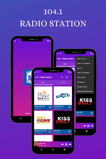 Android application 104.1 Radio Station screenshort