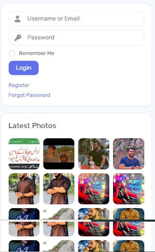 Android application Lakho Social Network screenshort
