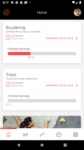 Rayaction Climbing Screen 2