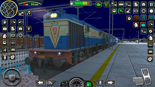 Android application City Train Simulator Games 3d screenshort