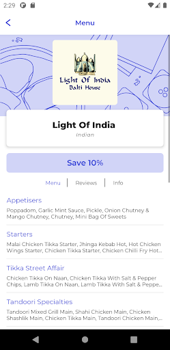 Light of India CH65 Screen 2