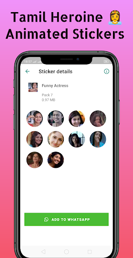 Funny Tamil Animated Stickers Screen 3