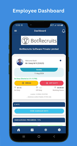 Android application BE3 ESS screenshort