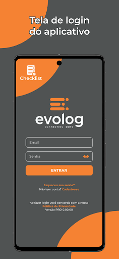 Android application Evolog Checklist screenshort