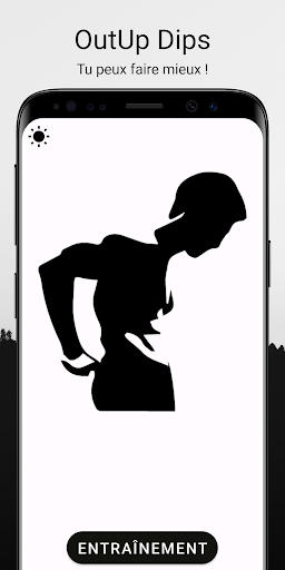 Android application OutUp Dips screenshort