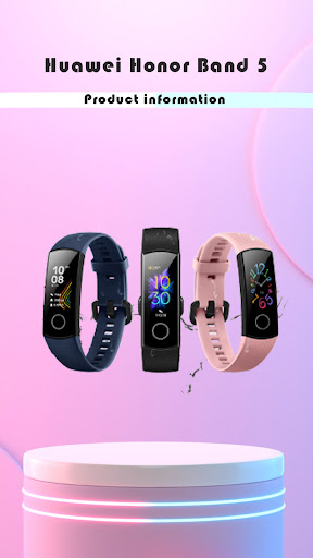 Android application Huawei Honor Band 5 App Guide screenshort