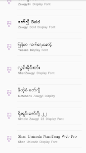 TTA SAM Myanmar Font 7 1 APK screenshots 4