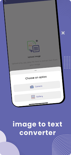 Android application Image to Text screenshort