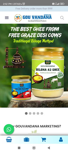 Android application Gouvandana Marketing screenshort