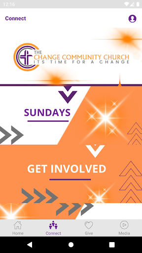 Android application TheChangeCommunity screenshort