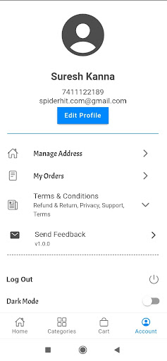 spiderhit e-store Screen 2