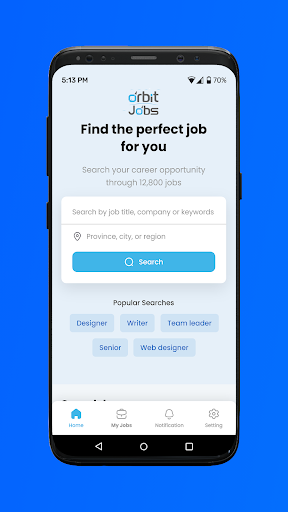 Orbit Jobs Screen 2