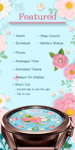 Origami Flower Garden_Watchfac Screen 2
