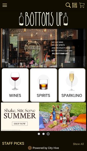 Bottoms Up Wines Screen 3