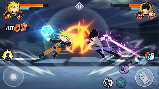 Stickman Ninja - 3v3 Battle Arena apktreat screenshots 1