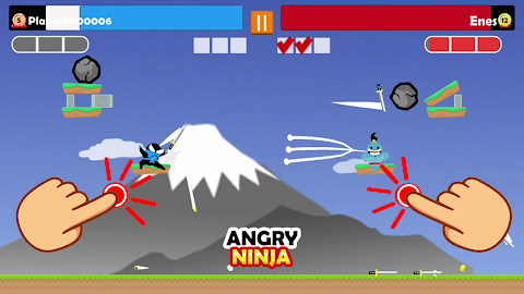 ジャンプ 忍者 Party 2人 プレーヤー ゲームのおすすめ画像4