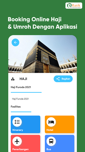 Batik Travel : Aplikasi Jamaah Screenshot 2 - AppWisp.com