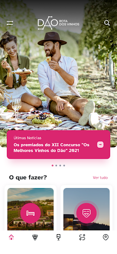 Android application Rota dos Vinhos Dão screenshort