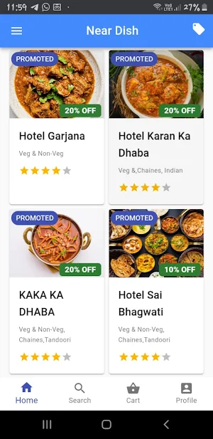 NearDish - Order Food Online | Near Dish Nandurbar screenshot 1