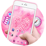 cute pink love theme DIY icon icon